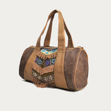 Tote For Women Ethnic Style PU Leather Tassel Daily Handbag