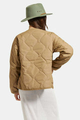 Delilah Quilted Jacket - Khaki