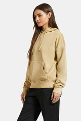 Cross Loop French Terry Hoodie - Sand